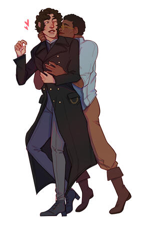 Ruiz and Gideon -- Art by Alejandro Luz (immuendo on instagram)